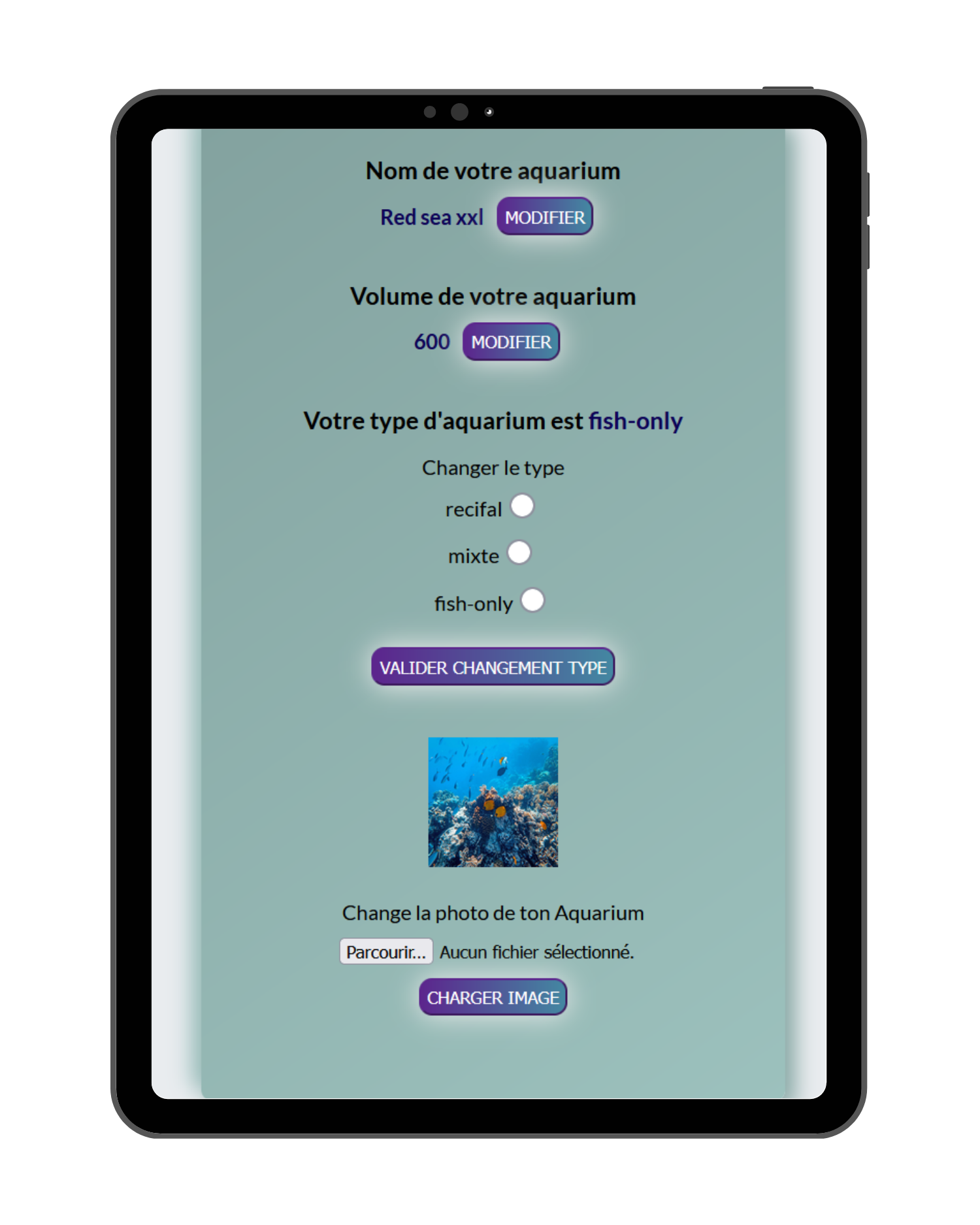 Aqua Reef — vue 3