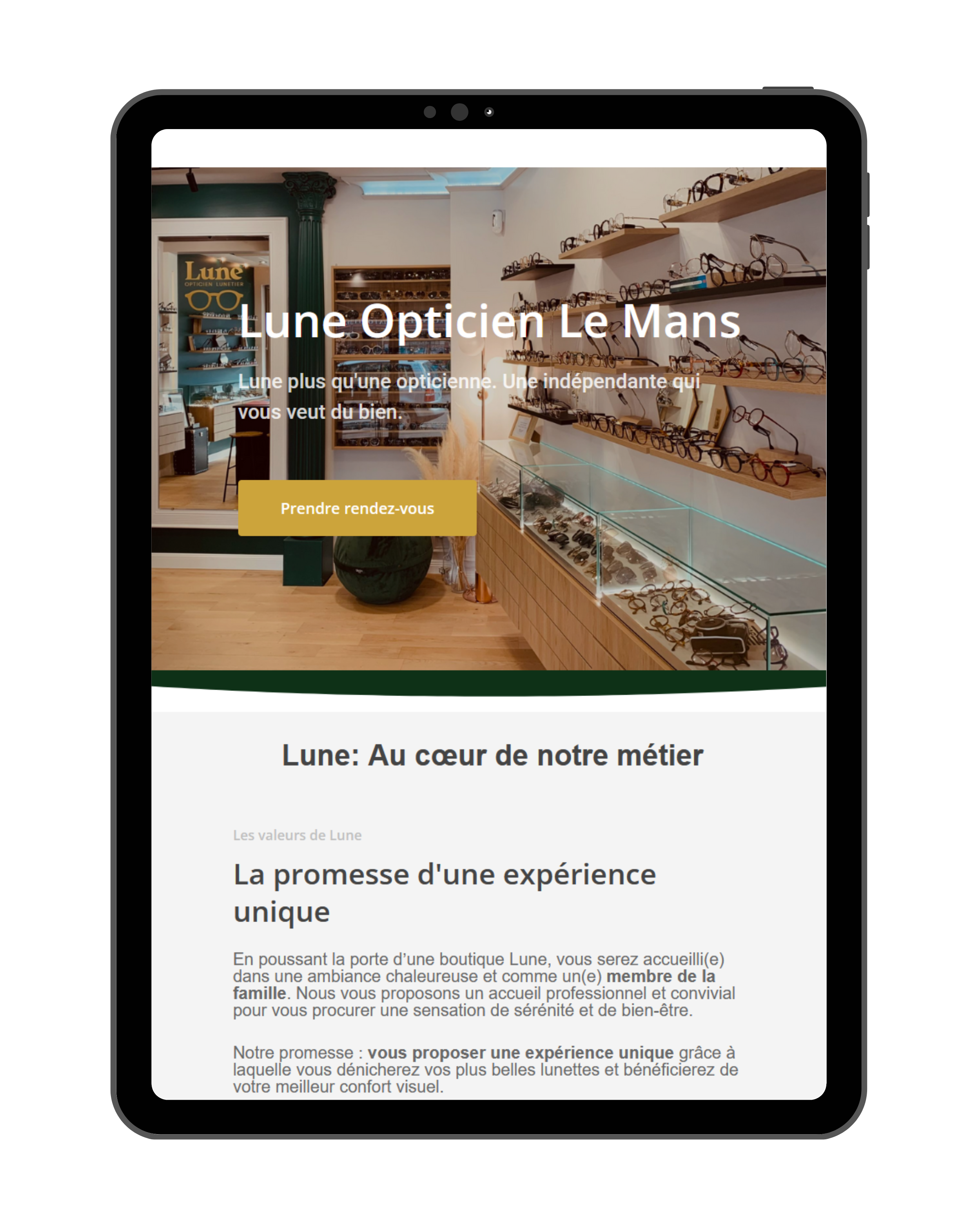 Aperçu du site Lune